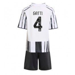 Juventus Federico Gatti #4 Thuis tenue Kids 2025-26 Korte Mouw (+ Korte broeken)
